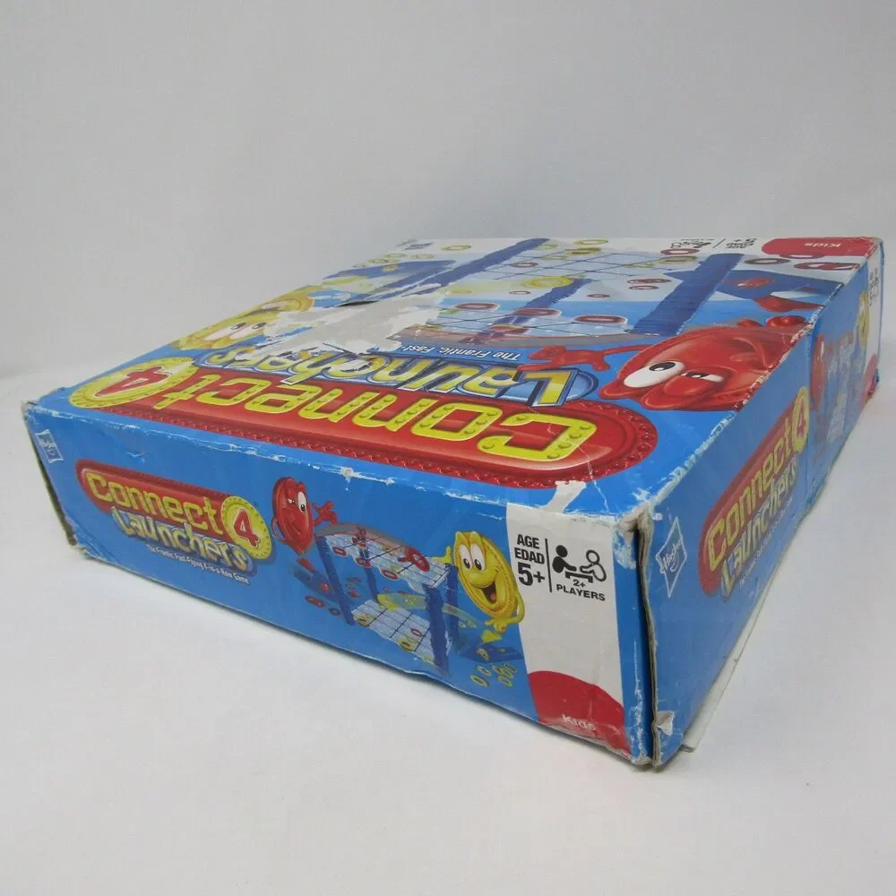 Connect 4 Launchers Hasbro Board Game The Frantic Fast-Flying Checker Challenge